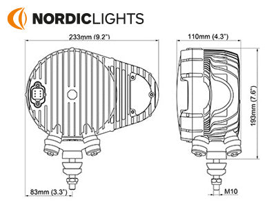Frontlys LED høyre, Nordic Light